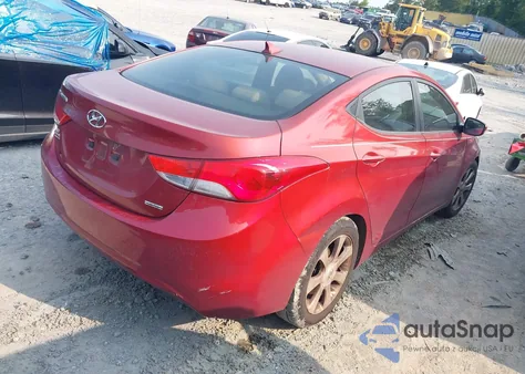 2011 Hyundai Elantra Limited (Ulsan Plant) from USA, damaged, VIN KMHDH4AE2BU168855